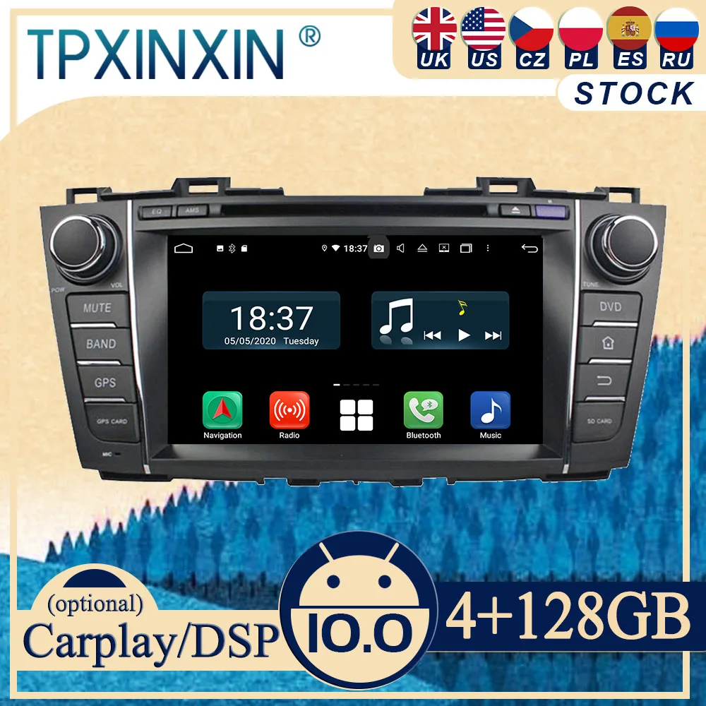 

Автомагнитола PX6, 2 DIN, для Mazda 5 2009-2012, Android, с экраном, DVD-плеером, GPS-навигацией, головное устройство