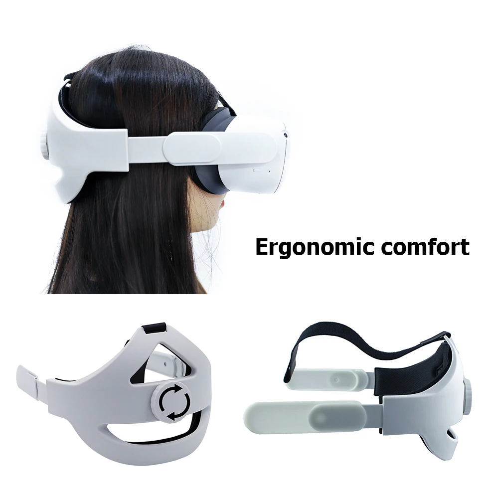 

Adjustable Halo Strap For Oculus Quest 2 VR Elite Strap Comfort Improve Supporting Forcesupport Reality Access Increase Virtual