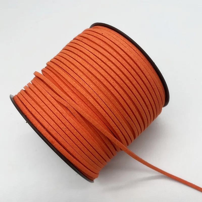 3 мм 5 ярдов/лот из искусственной замши на плоской подошве плетеный шнур корейские
