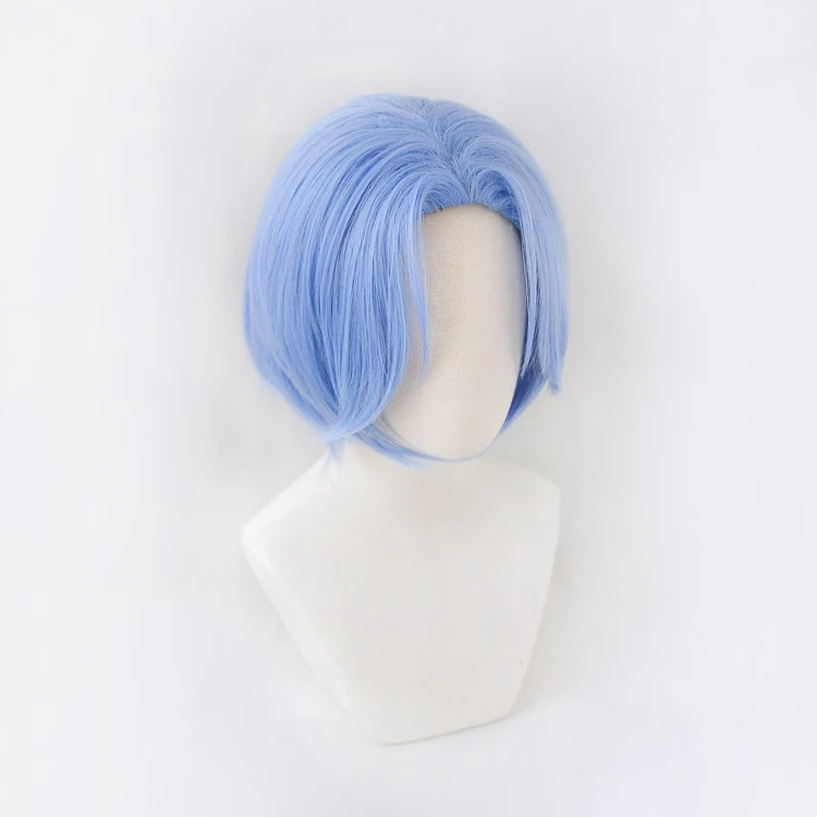 Аниме SK8 бесконечности Ланга Косплэй парик SK светильник синий короткий