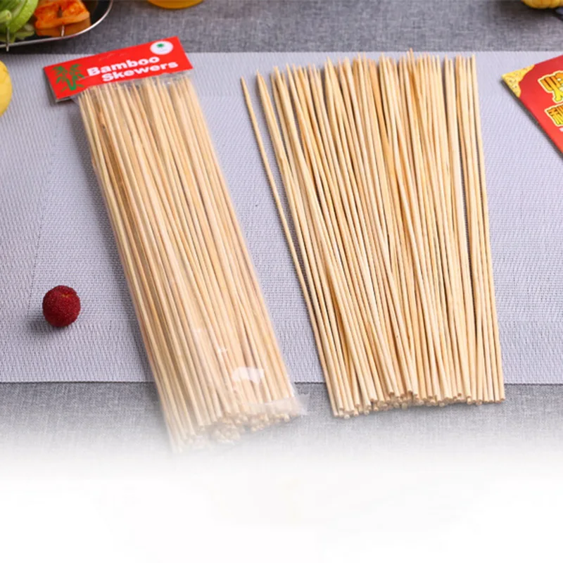 90PCs/Set BBQ Accessories Bamboo Skewers Grill Shish Kabob Wood Sticks Barbecue Tools Churrasco Mats | Дом и сад