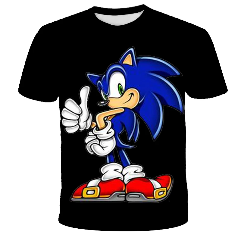 

2021 Summer Men And Women T-Shirt 3D Printing Children's Cartoon Fashion Casual Hip-Hop Short-Sleeved Breathable Top