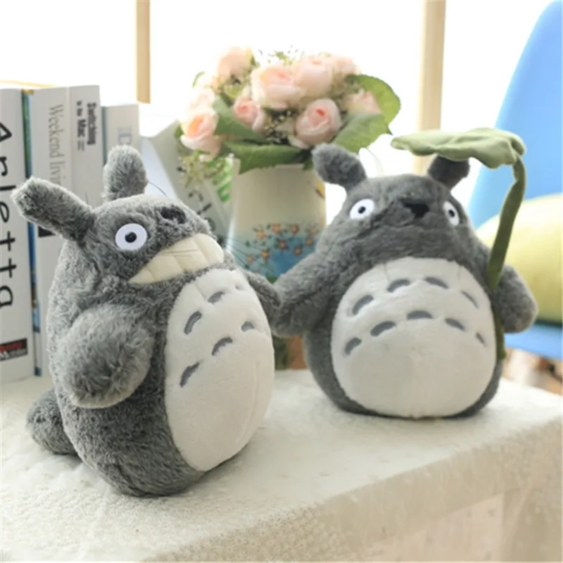 

30/40/55/70cm My Neighbor Totoro doll with lotus leaf teeth shape chic soft and comfortable home decoration must-have