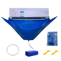 air conditioner cover washing wall mounted air conditioning cleaning protective dust cover cleaner bags tightening belt
