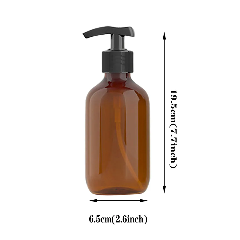 Прозрачные пластиковые бутылки из ПЭТ 2 шт. с черными винтовыми крышками