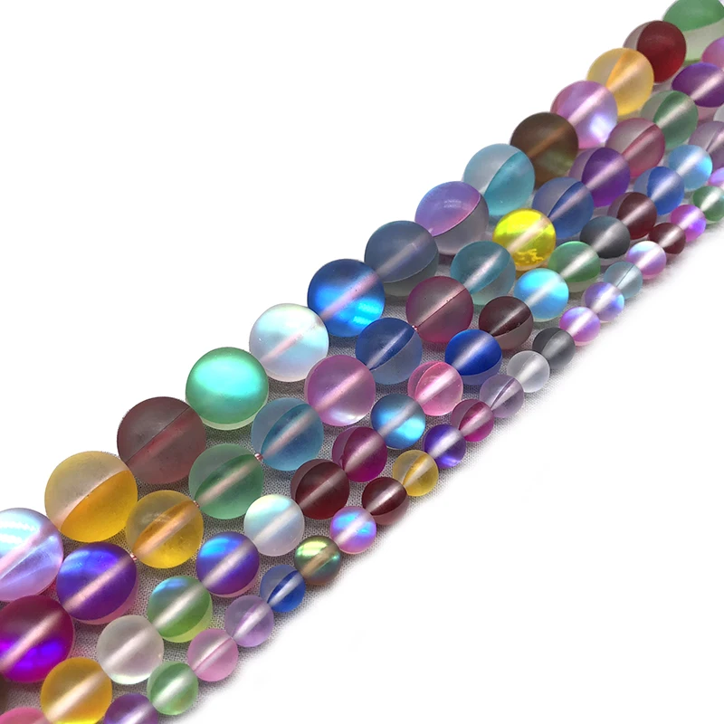 Натуральный Матовый мульти вспышки с украшением в виде кристаллов круглый