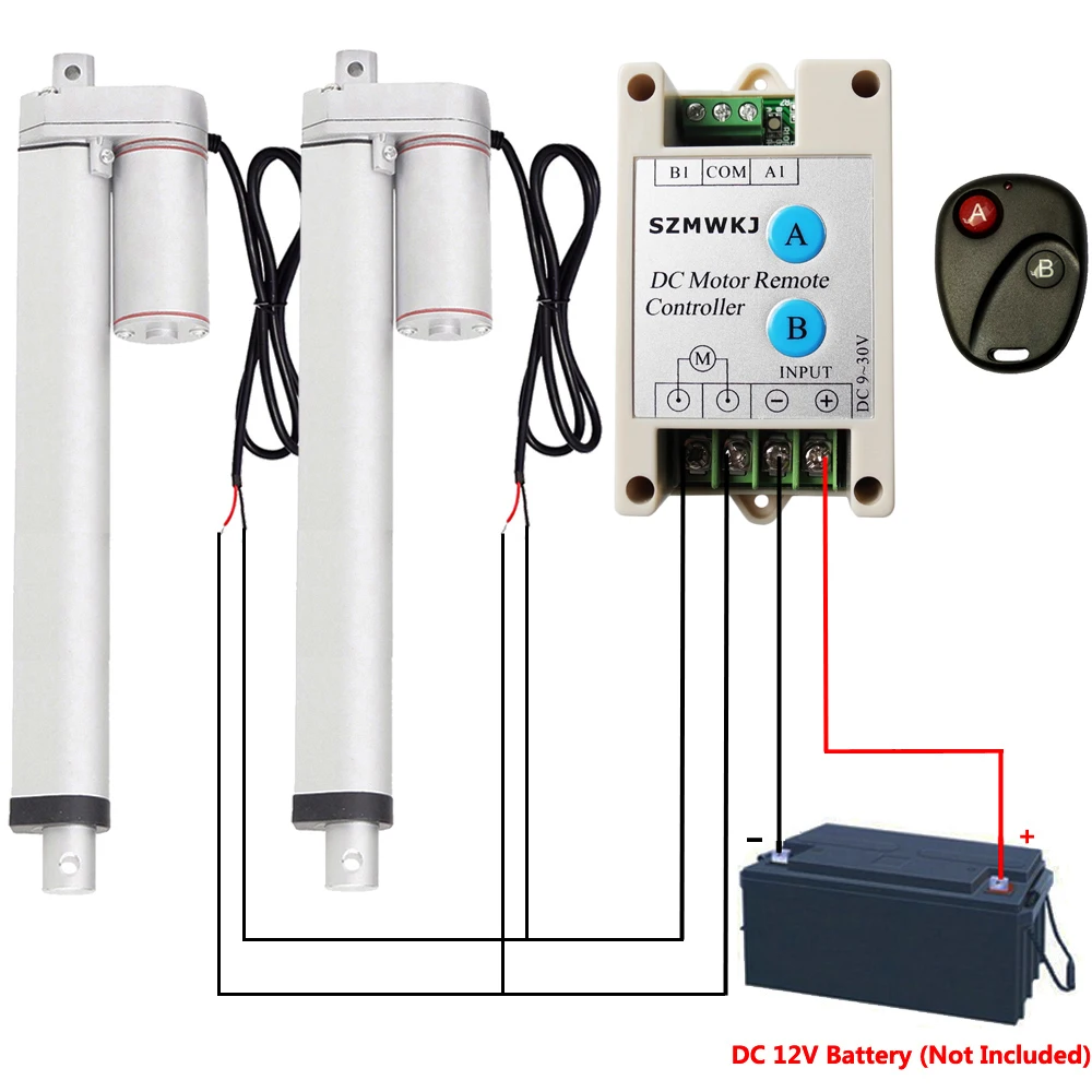 2 шт. 5 7 мм/секция. Линейный привод Spd 12 В постоянного тока 300 мм &quotход 1500N +