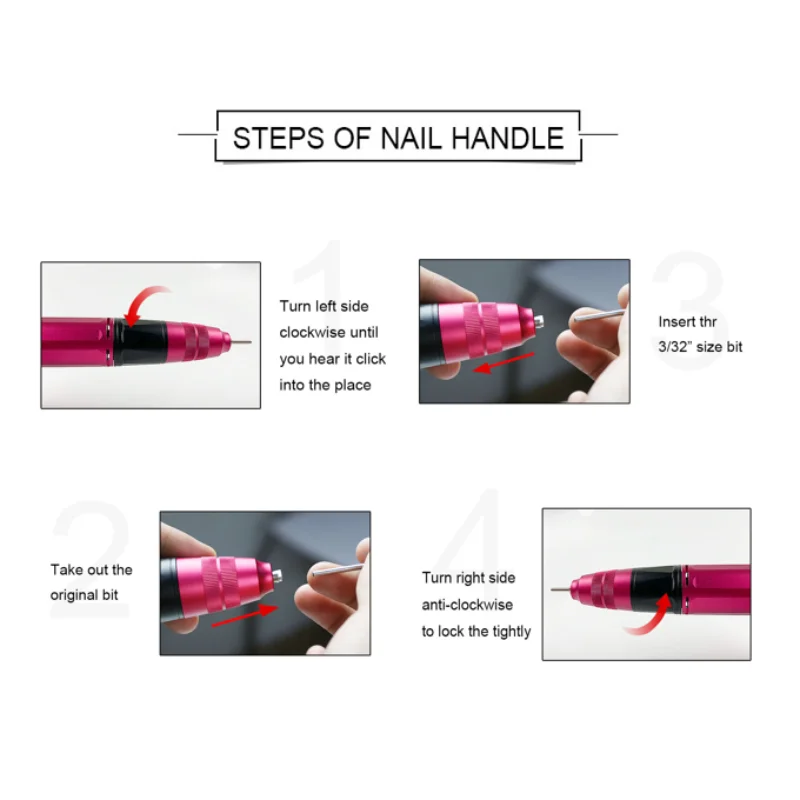 Аппарат маникюрный Электрический с фрезами 45 Вт 35000 об./мин.|Электрические