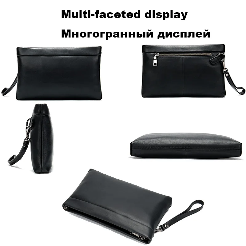 Мужской кошелек MVA из натуральной кожи клатч для мужчин длинные бумажники