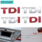 DSYCAR 1 шт. 3D металлический TDI клей грузовик Автомобильная наклейка с эмблемой, значком эмблема Алюминий сплав Багажник авто крыло бампер наклейка эмблемы