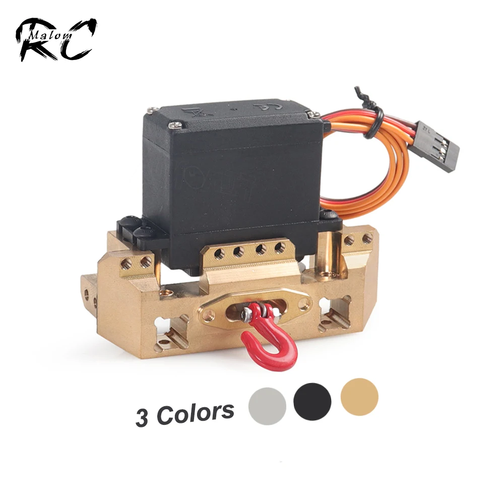 

Металлическая подставка для переднего бампера TRX 4 с сервоконтролем, лебедка, крючок для прицепа колеса для 1/10 радиоуправляемого гусеничног...