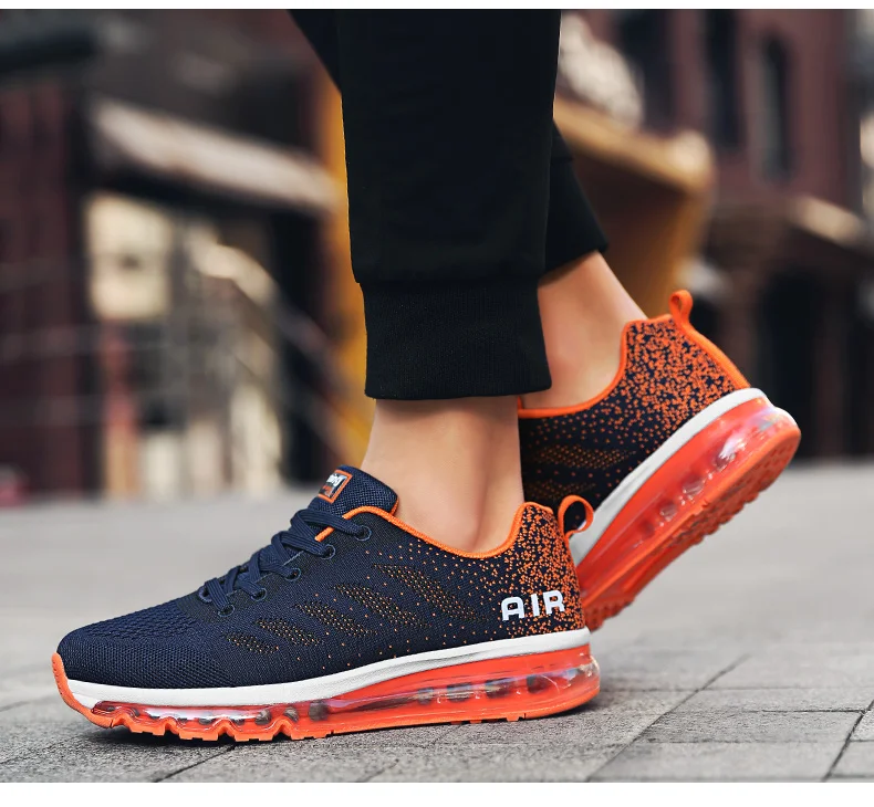 NIKEzi Workout Professional Men Running Sport Shoes Full Air Sole Casual Athletic Footwear Max Air 720 Male Comfortable Sneakers