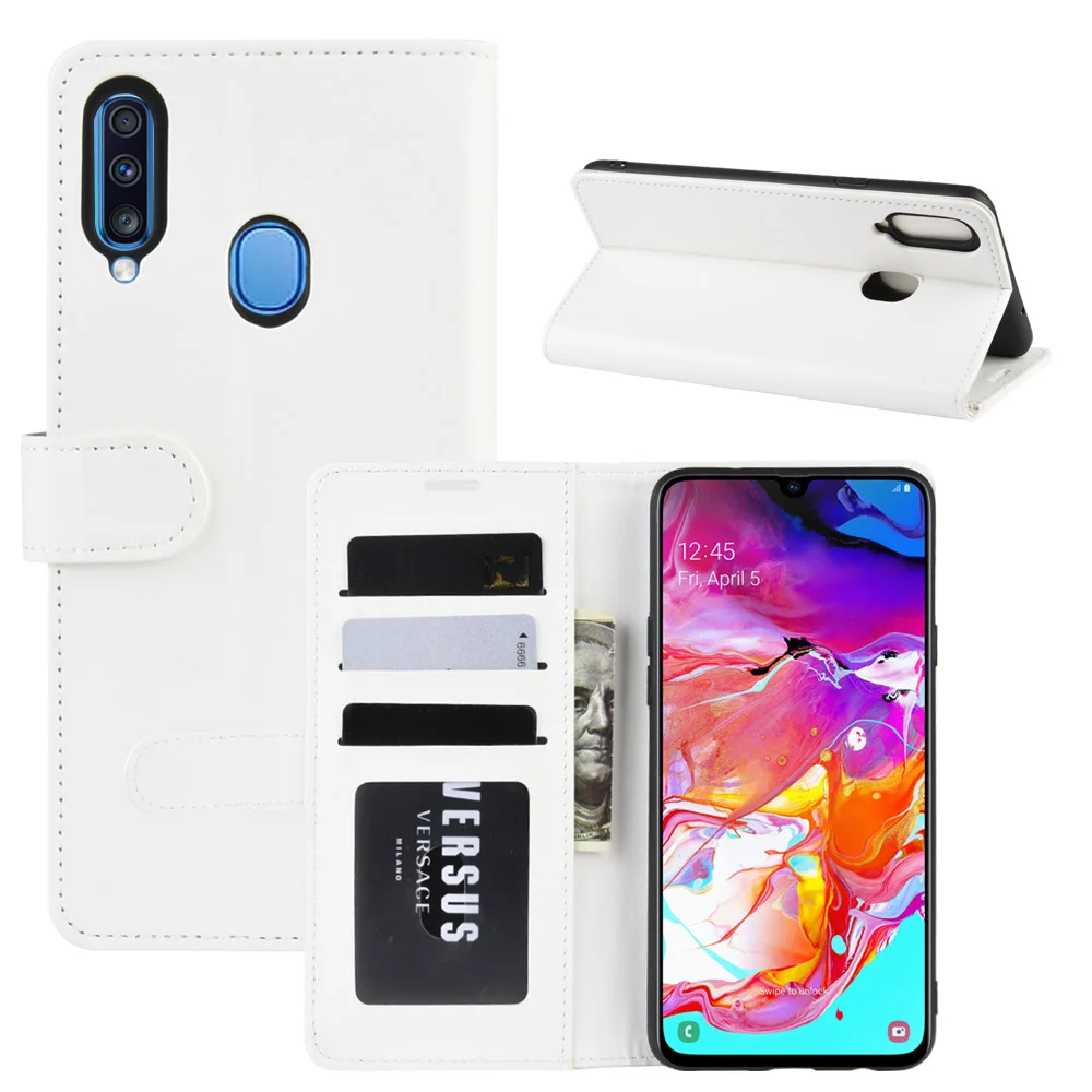 Кожаный чехол для samsung Galaxy A10 A20 A30 A40 A50 A60 A80 A90 откидная крышка бумажник чехол для samsung 50 S A2 Core чехол A10e