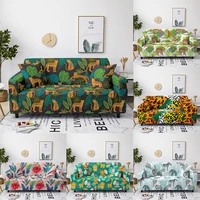 animal elastic sofa cover for living room non slip stretch slipcover sectional couch cover furniture protector sofa towel