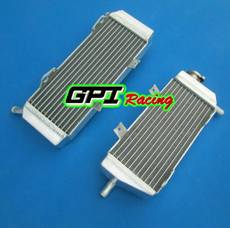 Алюминиевый радиатор и красный шланг для Honda CRF450X CRF 450X 05 15 2006 2007 2008 2009 2010 2015