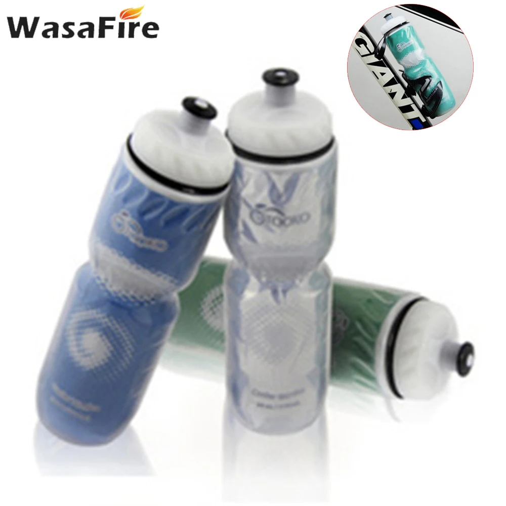 

710ml Dual Layer Insulated Water Bottle Outdoor Insulated Water Bottle Bike Bicycle Cycling Sport Water Bottle Bicycle Accessory