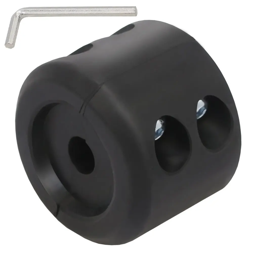 Черная лебедка разделенный трос крючок пробка резиновая подушка набор