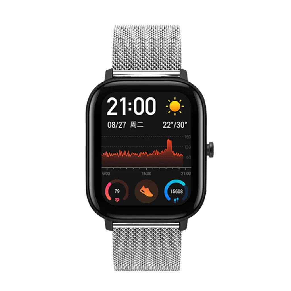 Сменный ремешок GEMIXI для наручных часов в стиле ретро Huami Amazfit GTS 19Sep24|Ремешки часов|