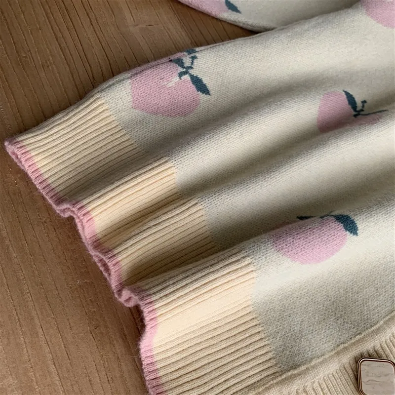 

2020 Winter New Sweater Cardigan Core-Spun Yarn Soft Coat 58161