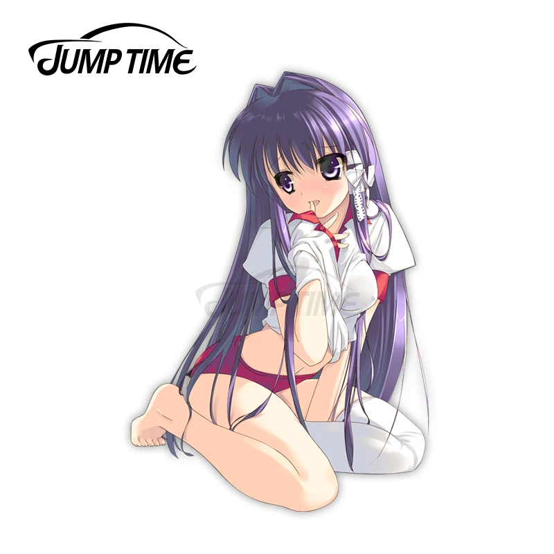 СКАЧОК времени Clannad Fujibayashi Kyou 8,8 Аниме Сексуальная девушка виниловая наклейка Waifu Автомобильная наклейка