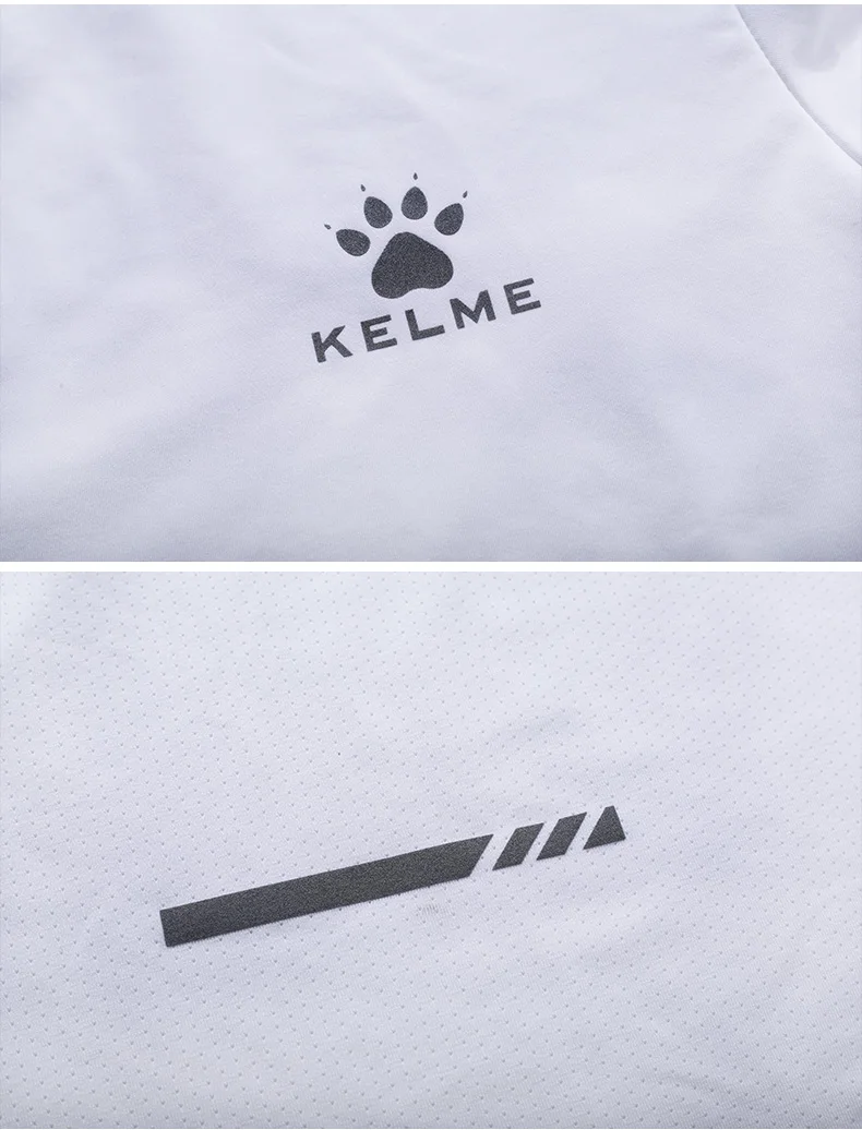 KELME Мужская футболка для футбола, баскетбола, бега, тренировок и упражнений, тренажерного зала, быстровысыхающий, для фитнеса, спорта, дышащий, компрессионный 871002