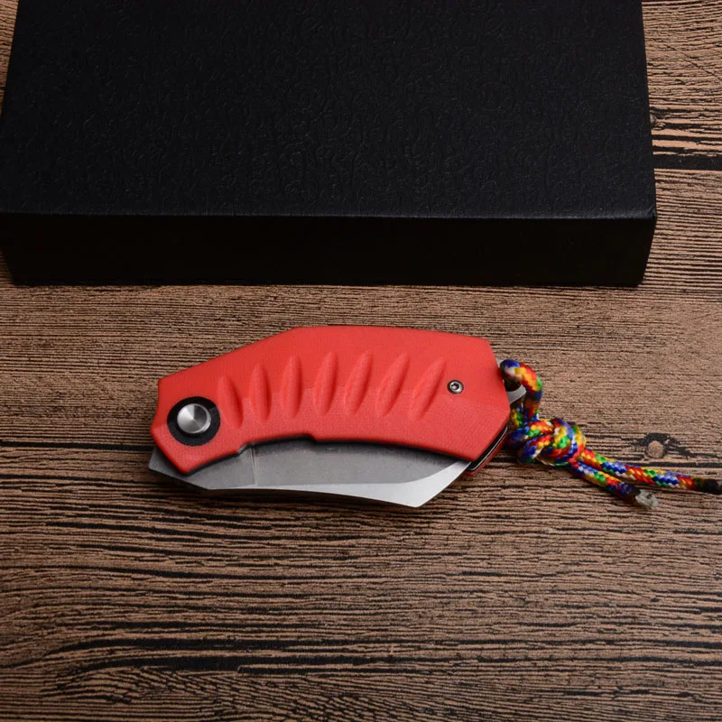 Универсальный мини карманный складной нож D2 лезвие G10 Ручка походные охотничьи