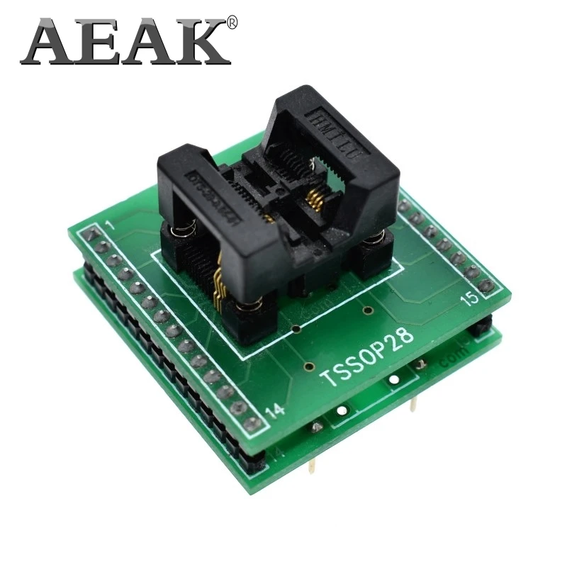 AEAK TSSOP8 к DIP28 адаптер TL866A TL866CS программатор адаптер SSOP8 к DIP28 IC тестовое гнездо адаптера шаг 0,65 мм