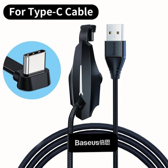 Кабель usb type-C Baseus для iPhone XR XS, USB кабель, локоть, светильник для быстрой зарядки, кабель type-C для samsung S10 S9, кабель для зарядки и передачи данных - Цвет: USB Type C Cable