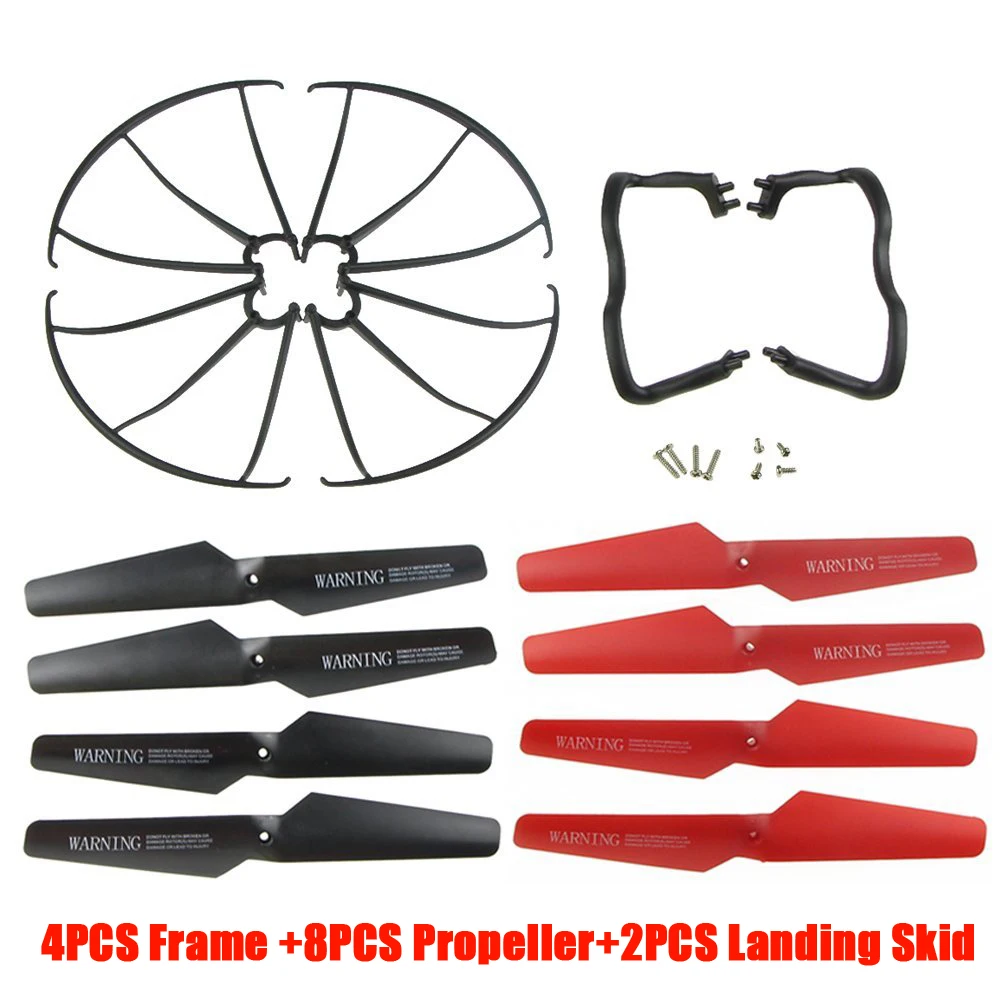 

14PCS Syma X5C Spare Part Kit Propeller Blade Protection Frame Laning Skid Suit for Syma X5 X5C-1 RC Quadcopter Part Accessory