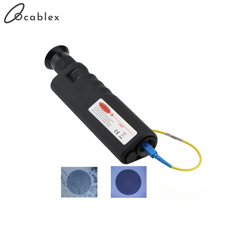 Акция точный 400X оптоволоконный оптический микроскоп ручной с адаптерами 1 25 и 2 5