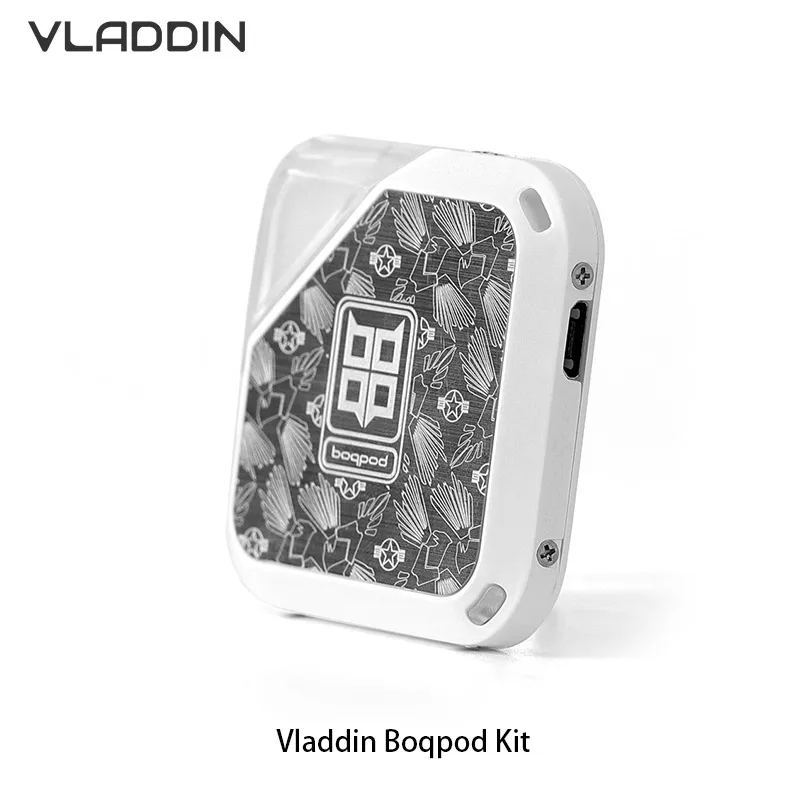 Оригинальный Vladdin Boqpod Vape Kit аккумулятор 400 мА/ч с картриджем 1 мл и керамической