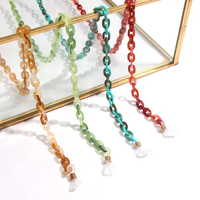 JJFOUCS Модные женские цепочки для очков женщин Акриловые Очки чтения цепи