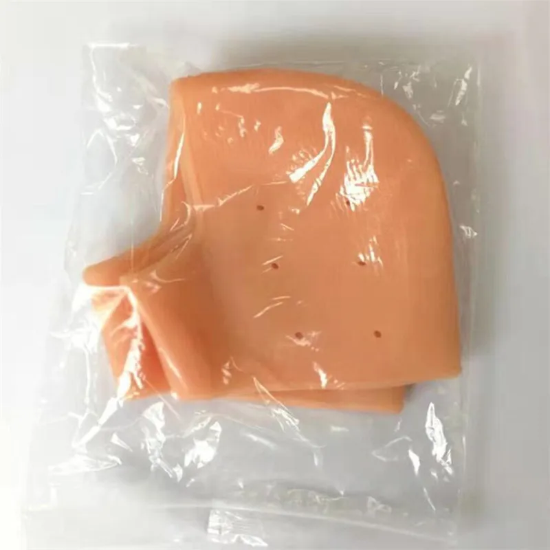 

2 pieces Heel Protector Protective Sleeve Heel Spur Pads for Relief Plantar Fasciitis Heel Pain Reduce Pressure on Heel Shoe Pad