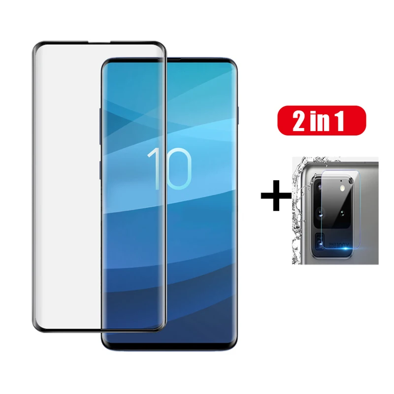 

3D стекло для Samsung Galaxy S20 Ultra Plus, закаленное стекло, Защита экрана для Samsung S20 Ultra Plus, защитная пленка