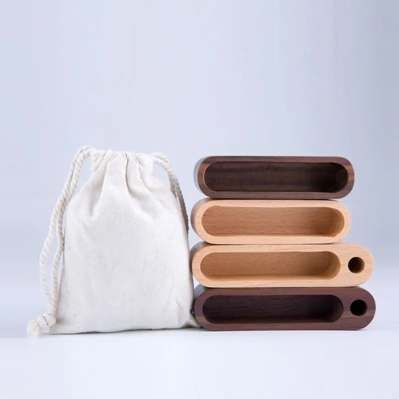 Черный орех бук дерево ID Имя карты Стенд офисный стол деревянная визитная