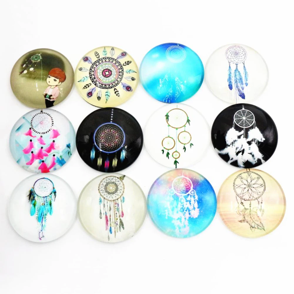 

Горячая продажа 10 шт 25 мм Смешанные Ручной работы фото стеклянные кабошоны (D6-32)