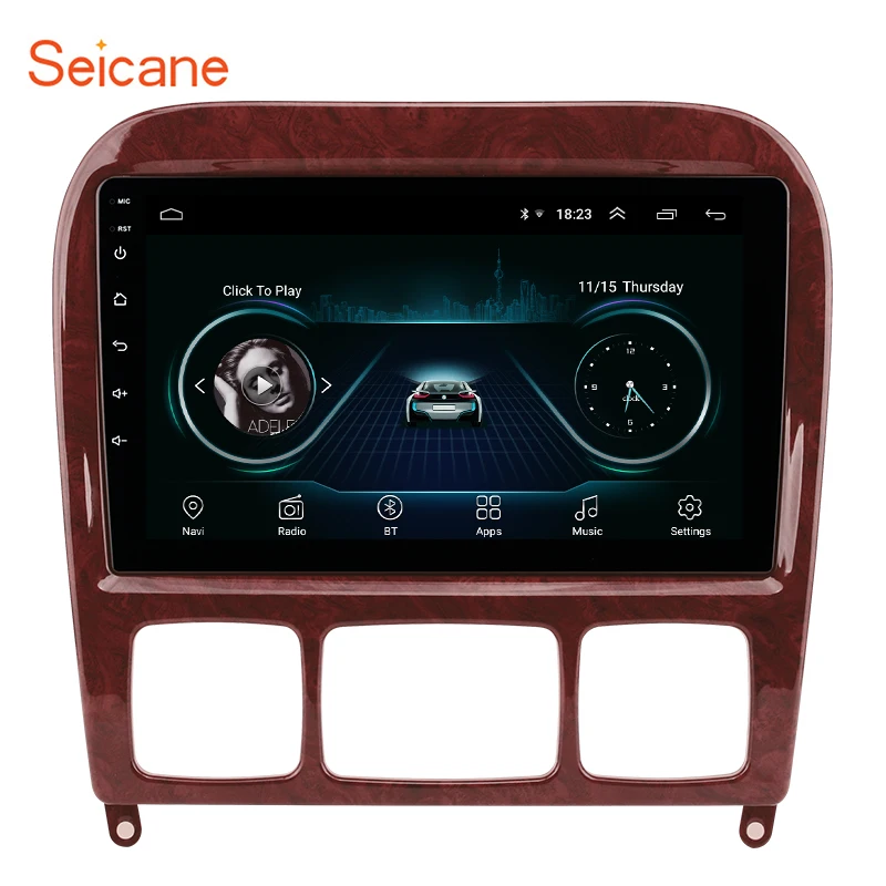 Seicane 2din Android 8,1 Автомобильный мультимедийный плеер для 1998-2005 Mercedes Benz S Class W220 S280 S320 S350 S400 S430 S500 S600 AMG