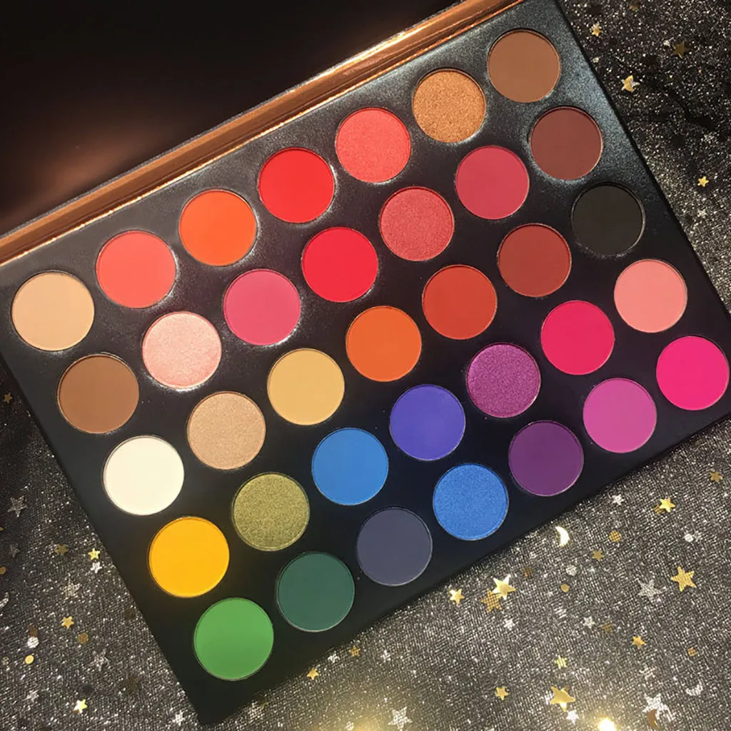 Портативные 5 цветов палета де Сомбра Металлические Блестящие дымчатые глаза