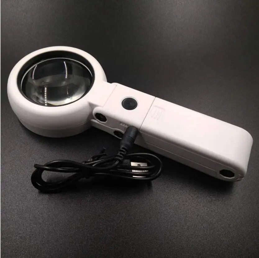 7 раз LED USB Настольная лампа для чтения увеличительное стекло PCB Сварка мобильный