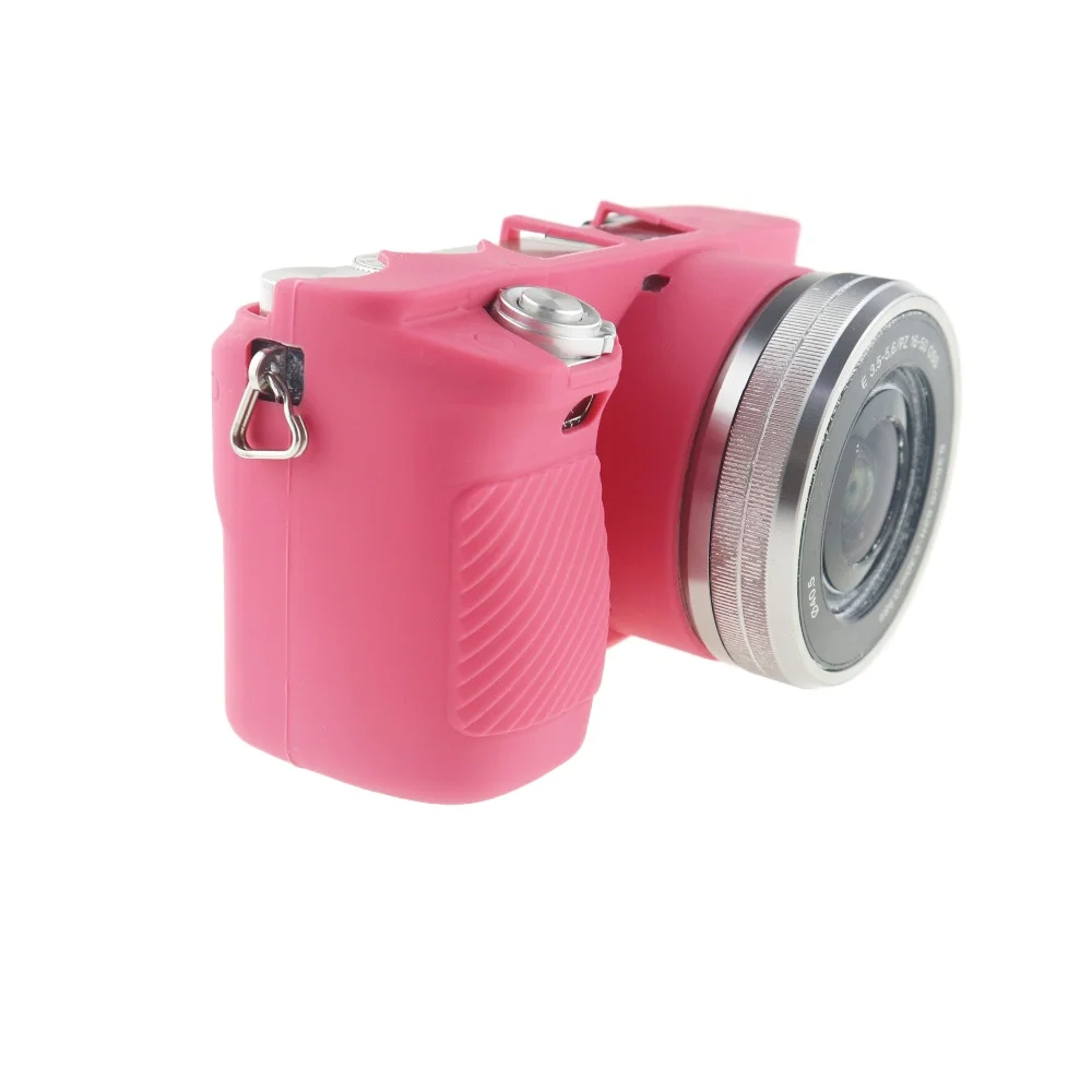 Силиконовая кожа брони Камера чехол Корпус мягкий протектор для Sony A6000 A5000 A5100 A6300