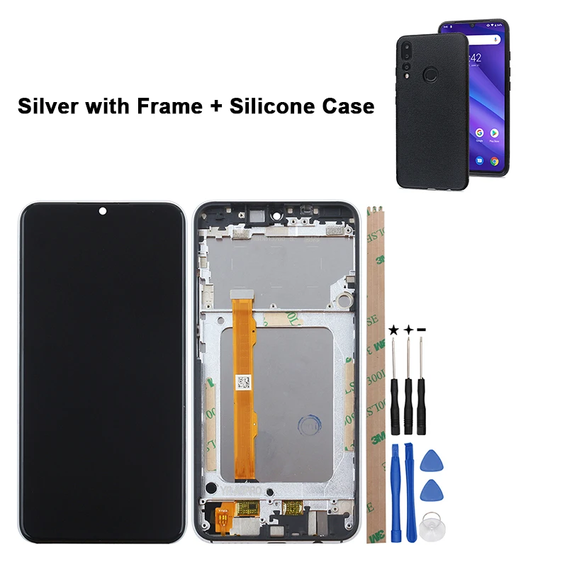 With Frame and Case Ocolor для Umi Umidigi A5 Pro ЖК-дисплей и сенсорный экран с рамкой в сборе+ Инструменты+ пленка для телефона Umidigi A5 Pro 6,3'' - Цвет: With Frame and Case