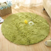living room plush round rug carpet faux fur rug childrens bedroom bedroom plush rug fluffy rug white