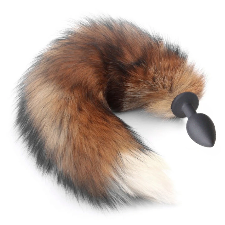 Fox Tails Anal Plug Silicone Anal Sex Toys Butt plug Sex Games Role play Cosplay Toys plug Drop Shipping images - 6