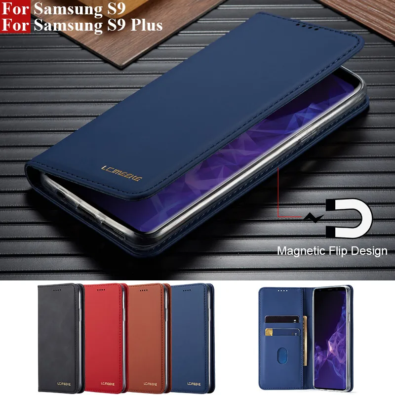 S9 Plus чехол для samsung S9 Plus чехол флип-чехол для телефона Магнитный на samsung Galaxy S9 Чехол кожаный винтажный кошелек Чехол S9+ чехол
