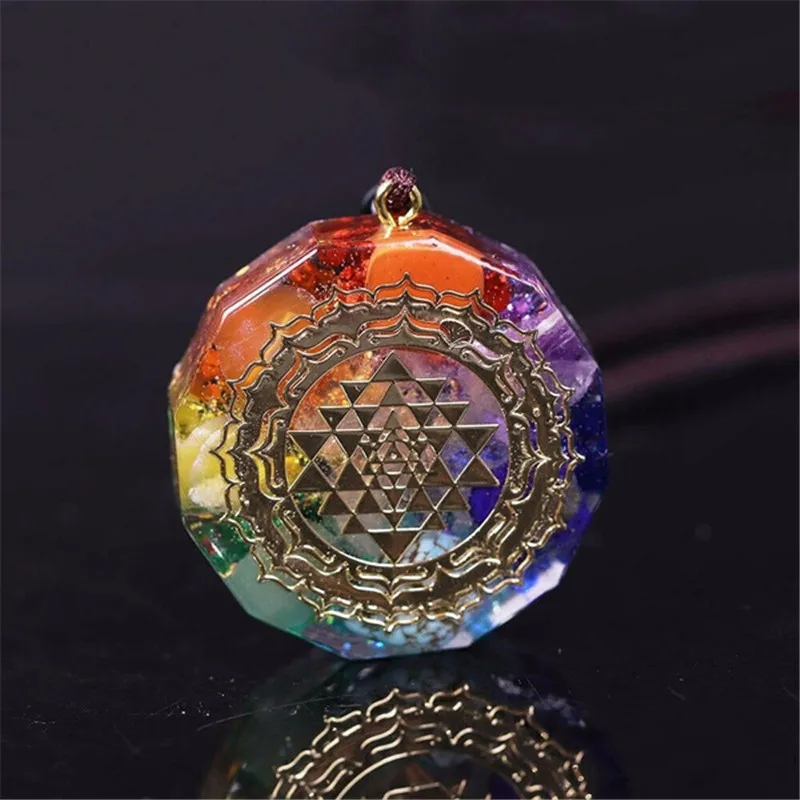 

Organ Pendant Necklace with Natural Stone Synthetic Crystal Energy Stone Jewelry Accessories New 2021