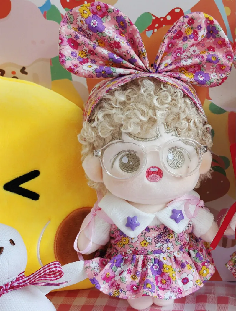 

[MYKPOP]KPOP Doll's Clothes and Accessories: Lovely Clothes 4pcs Set for 20cm Doll KPOP Fans Collection SB20092403