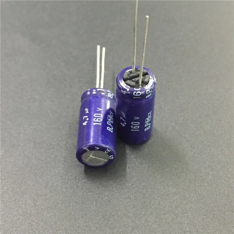 9 шт. 4 7 мкФ 160 в BP 10x20 мм 160V4.7uF высокое качество биполярный конденсатор|bipolar capacitor|high