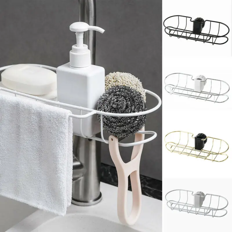 Практичная стойка для кранов и моющих средств кухни ванной органайзер хранения