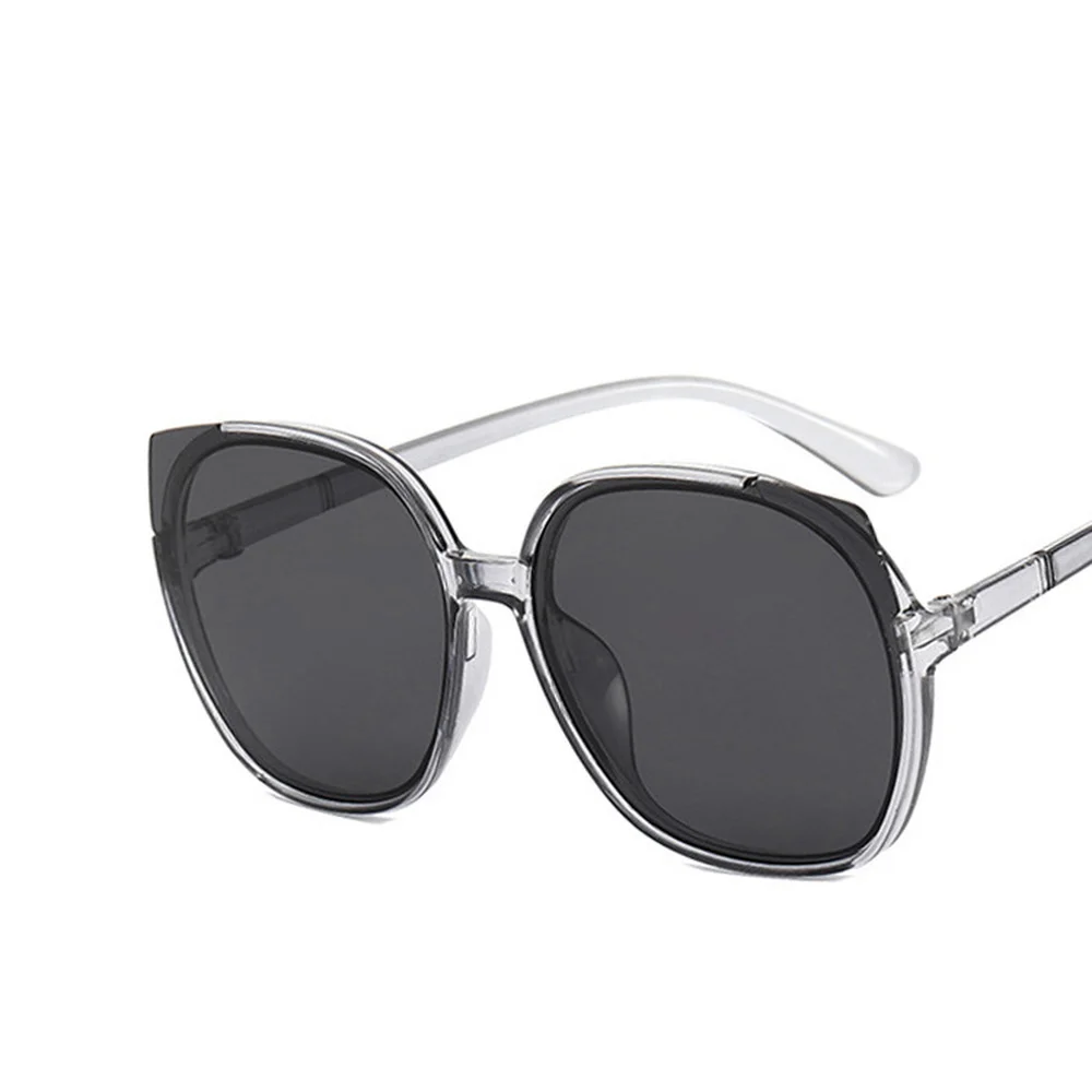 

Retro Polygon Oversized Sunglasses For Women Thick Frame Luxury Brand Sun Glasses Female Men Ocean Lens Oculos Zonnebril Dames