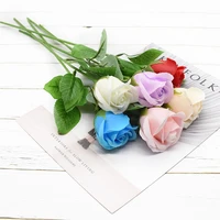 5pcsartificial rose soap flower candy box wedding decoration holiday gift home decoration accessories bridal bouquet diy giftbox